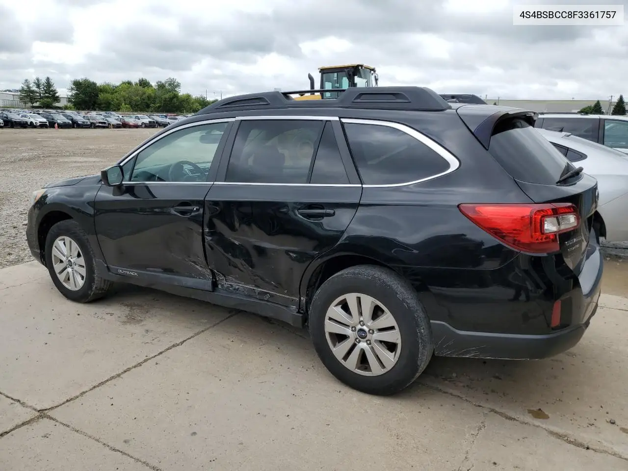 2015 Subaru Outback 2.5I Premium VIN: 4S4BSBCC8F3361757 Lot: 62002975
