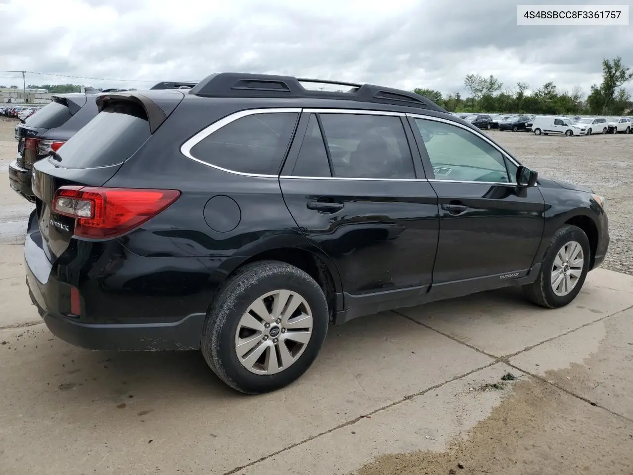 2015 Subaru Outback 2.5I Premium VIN: 4S4BSBCC8F3361757 Lot: 62002975