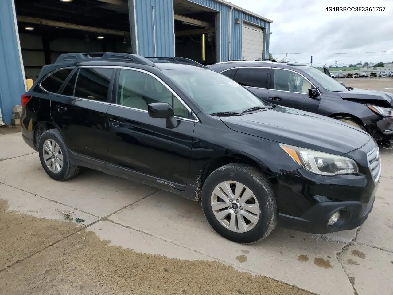 2015 Subaru Outback 2.5I Premium VIN: 4S4BSBCC8F3361757 Lot: 62002975