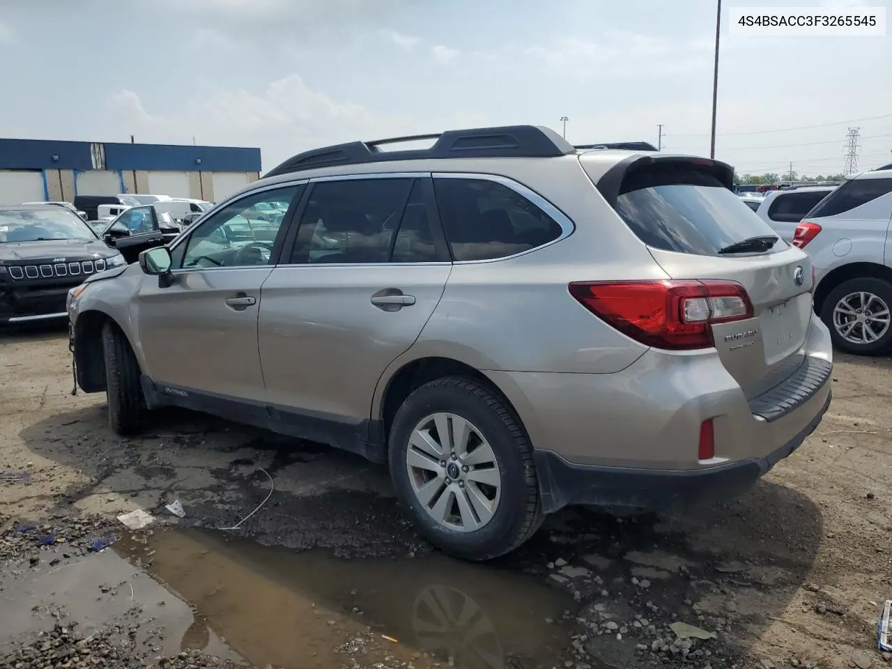 2015 Subaru Outback 2.5I Premium VIN: 4S4BSACC3F3265545 Lot: 62814135