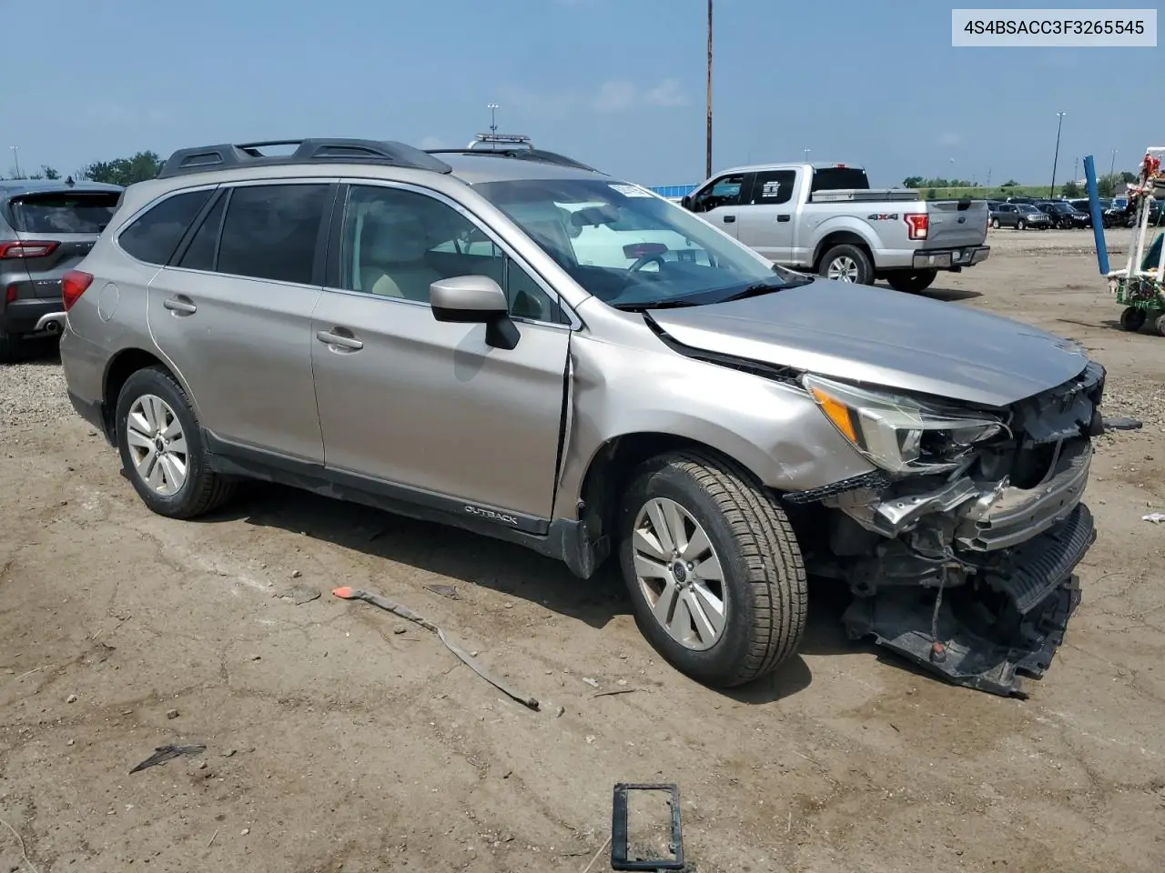2015 Subaru Outback 2.5I Premium VIN: 4S4BSACC3F3265545 Lot: 62814135