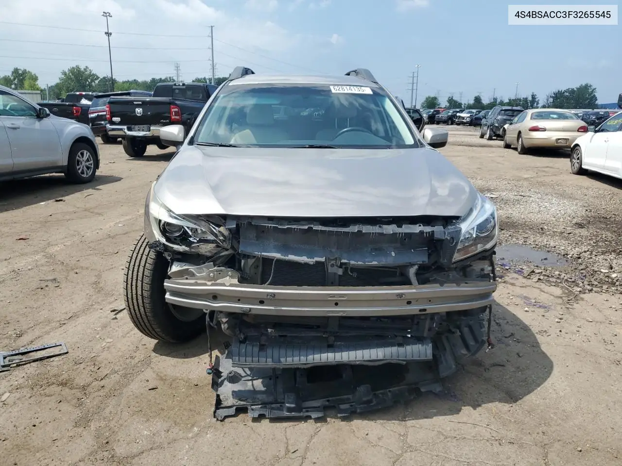 2015 Subaru Outback 2.5I Premium VIN: 4S4BSACC3F3265545 Lot: 62814135