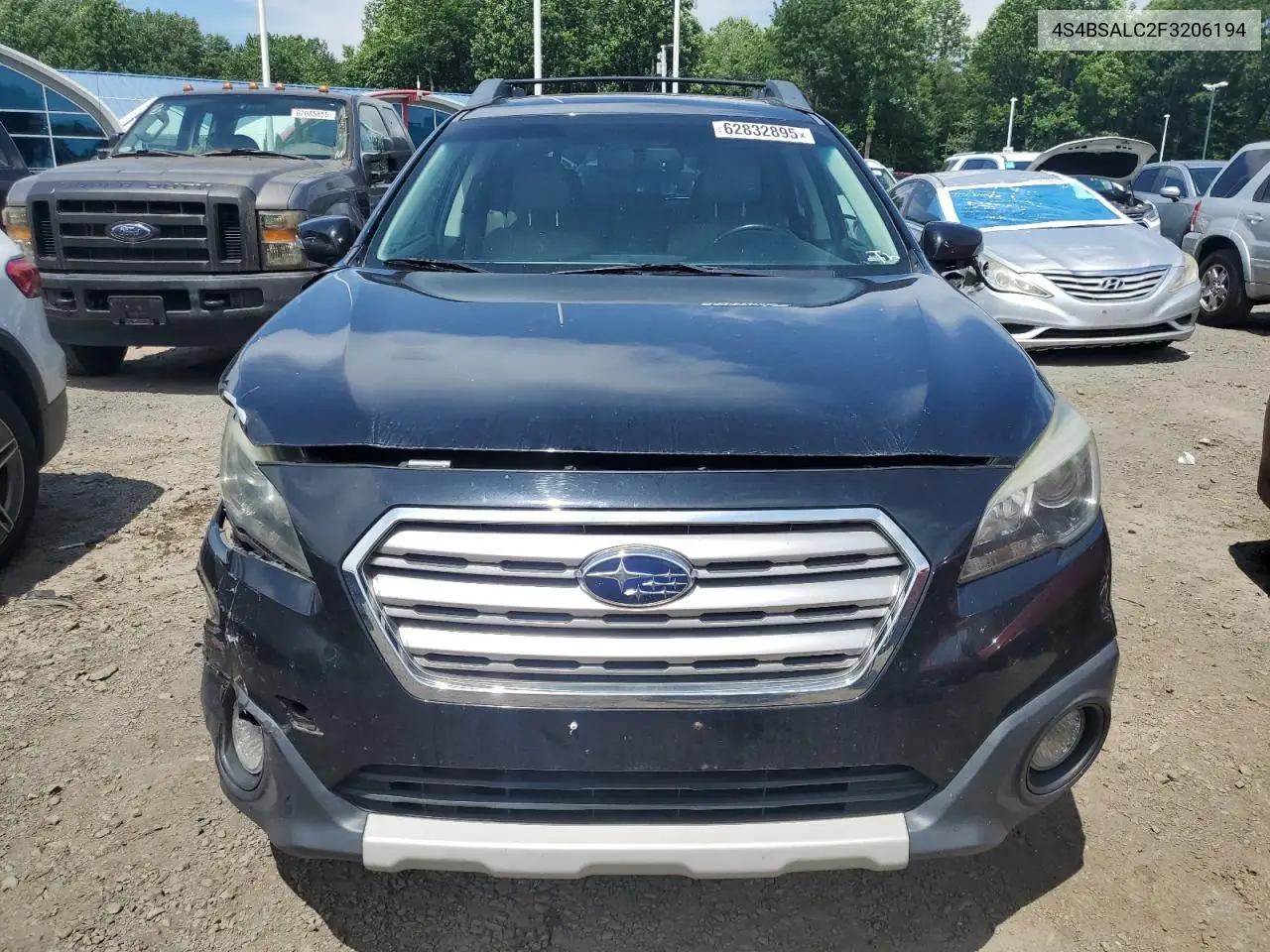 2015 Subaru Outback 2.5I Limited VIN: 4S4BSALC2F3206194 Lot: 62832895