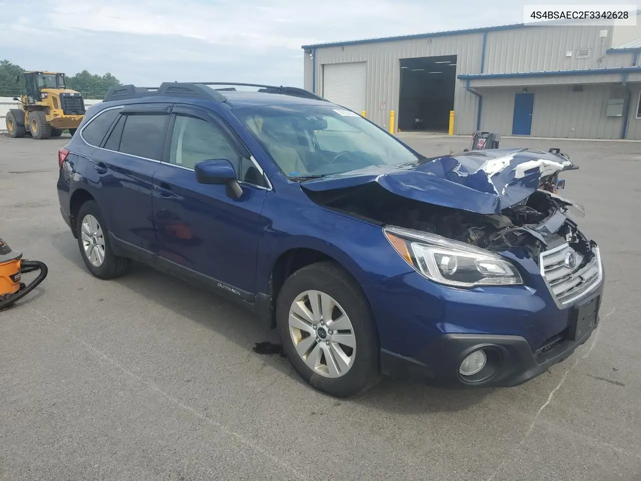 2015 Subaru Outback 2.5I Premium VIN: 4S4BSAEC2F3342628 Lot: 62936005