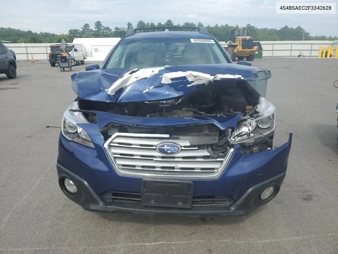 2015 Subaru Outback 2.5I Premium VIN: 4S4BSAEC2F3342628 Lot: 62936005