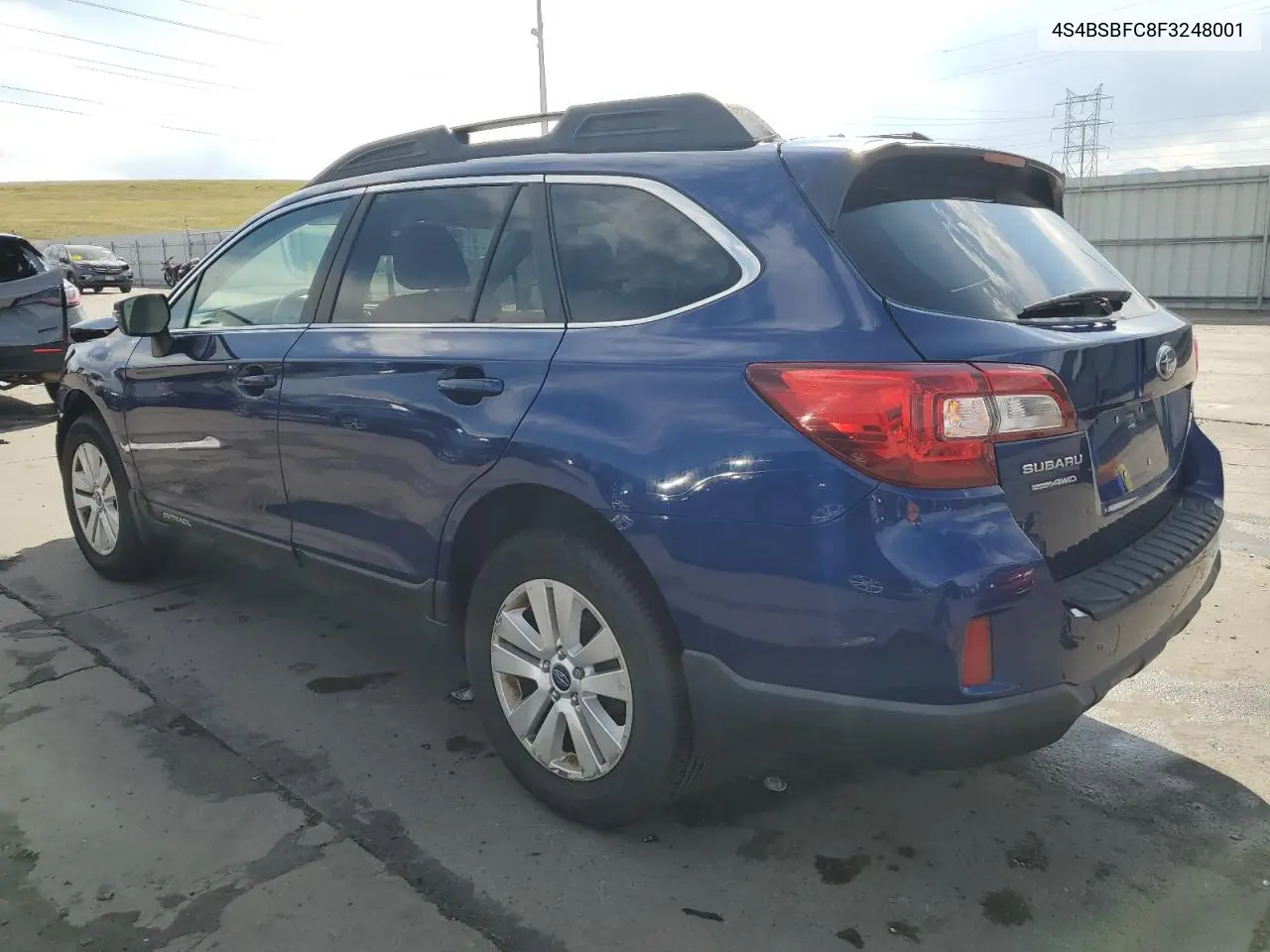 2015 Subaru Outback 2.5I Premium VIN: 4S4BSBFC8F3248001 Lot: 62942515