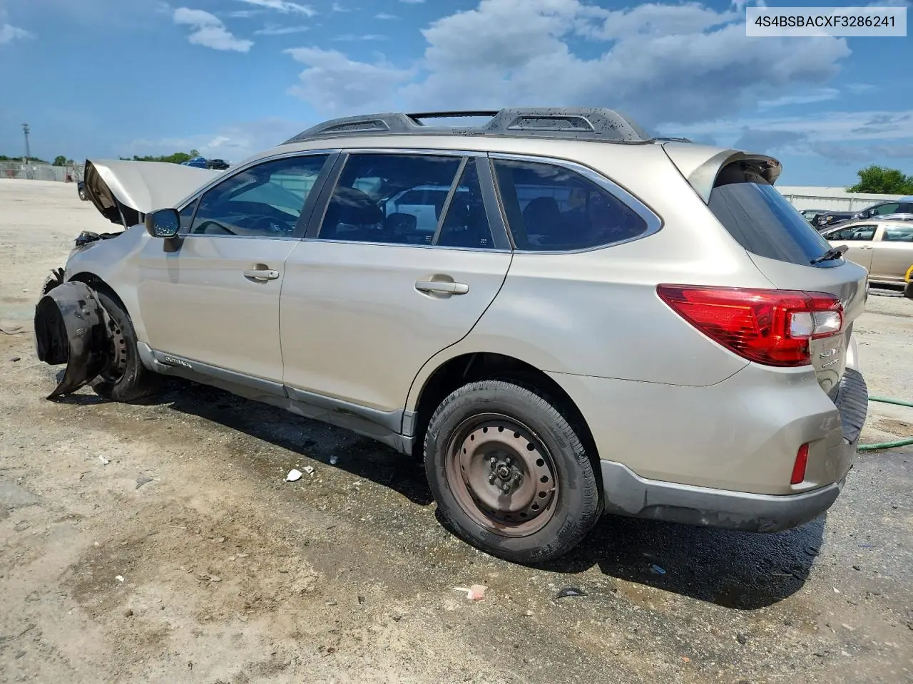 2015 Subaru Outback 2.5I VIN: 4S4BSBACXF3286241 Lot: 62958725