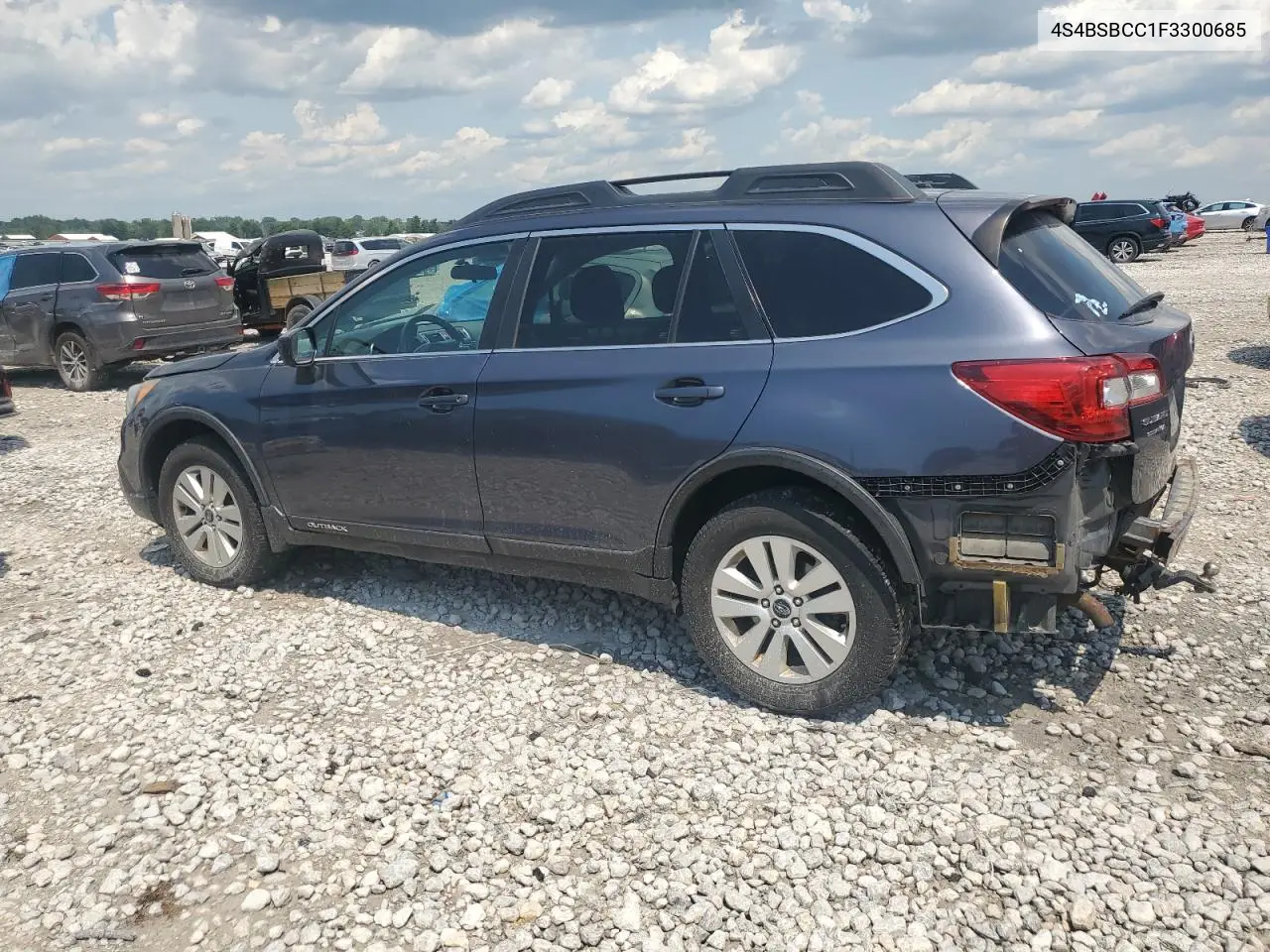 2015 Subaru Outback 2.5I Premium VIN: 4S4BSBCC1F3300685 Lot: 63023105