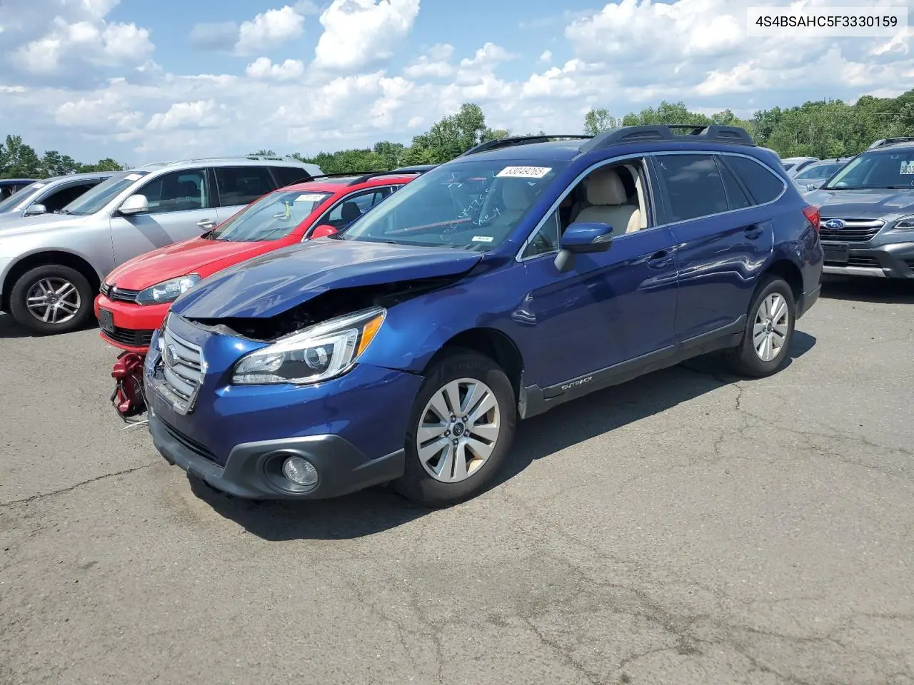 2015 Subaru Outback 2.5I Premium VIN: 4S4BSAHC5F3330159 Lot: 63049265