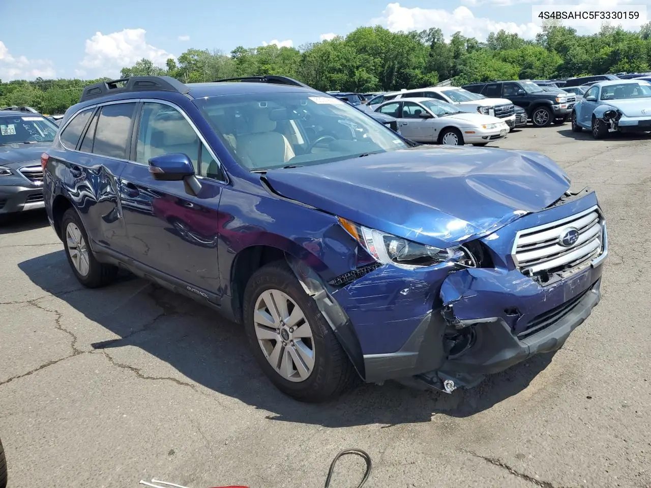 2015 Subaru Outback 2.5I Premium VIN: 4S4BSAHC5F3330159 Lot: 63049265