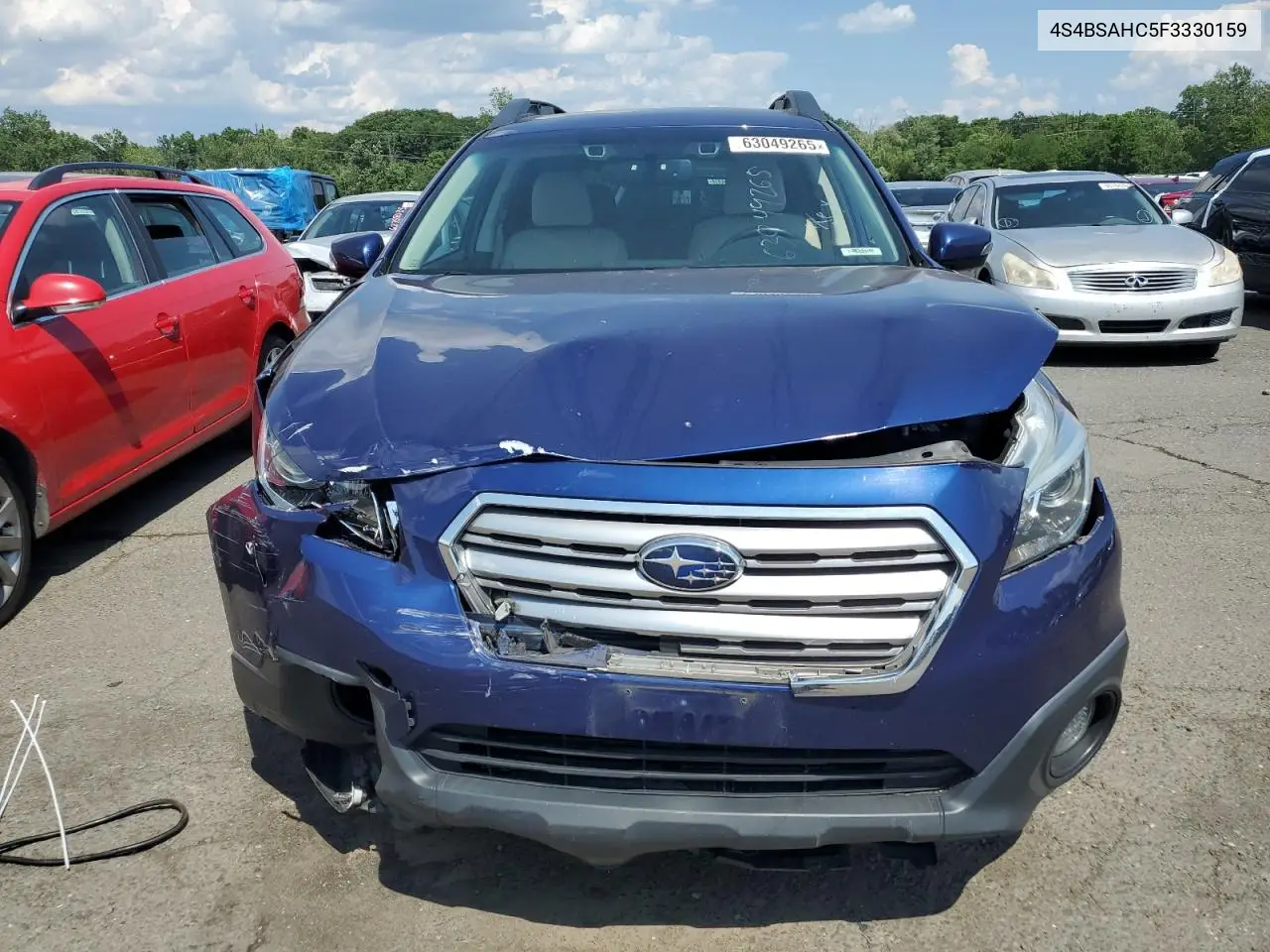 2015 Subaru Outback 2.5I Premium VIN: 4S4BSAHC5F3330159 Lot: 63049265