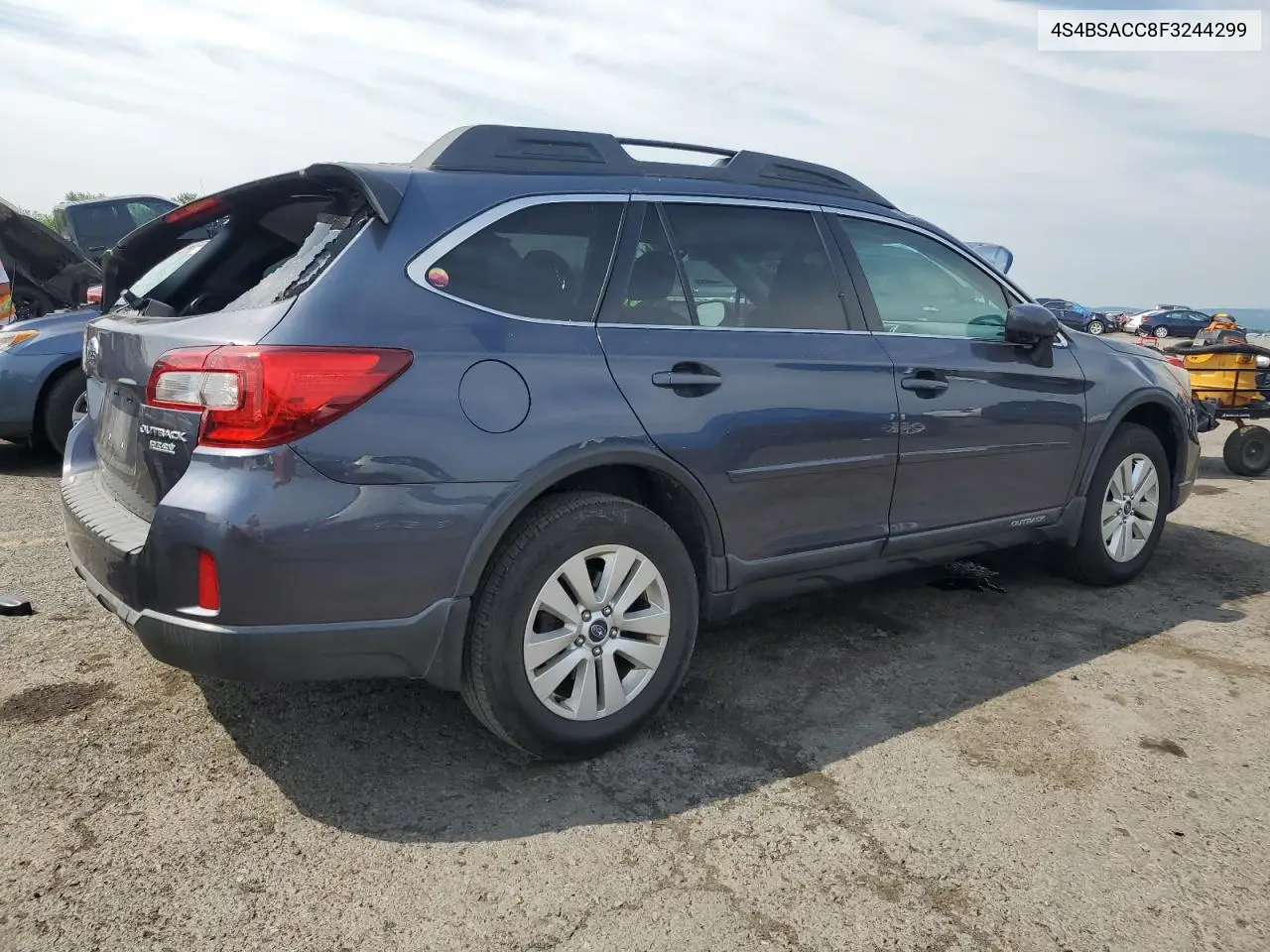 2015 Subaru Outback 2.5I Premium VIN: 4S4BSACC8F3244299 Lot: 63064035