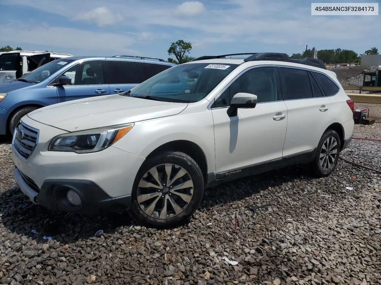 2015 Subaru Outback 2.5I Limited VIN: 4S4BSANC3F3284173 Lot: 63100035