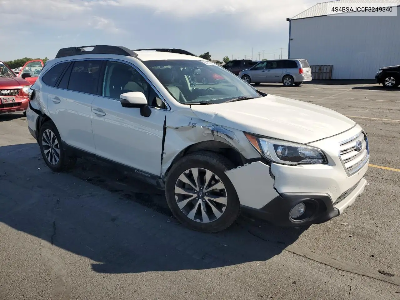 2015 Subaru Outback 2.5I Limited VIN: 4S4BSAJC0F3249340 Lot: 63118585