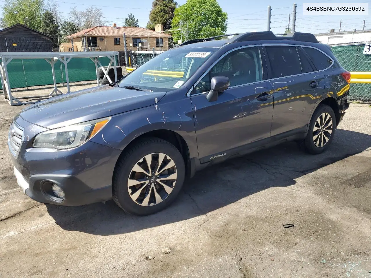 2016 Subaru Outback 2.5I Limited VIN: 4S4BSBNC7G3230592 Lot: 55337165