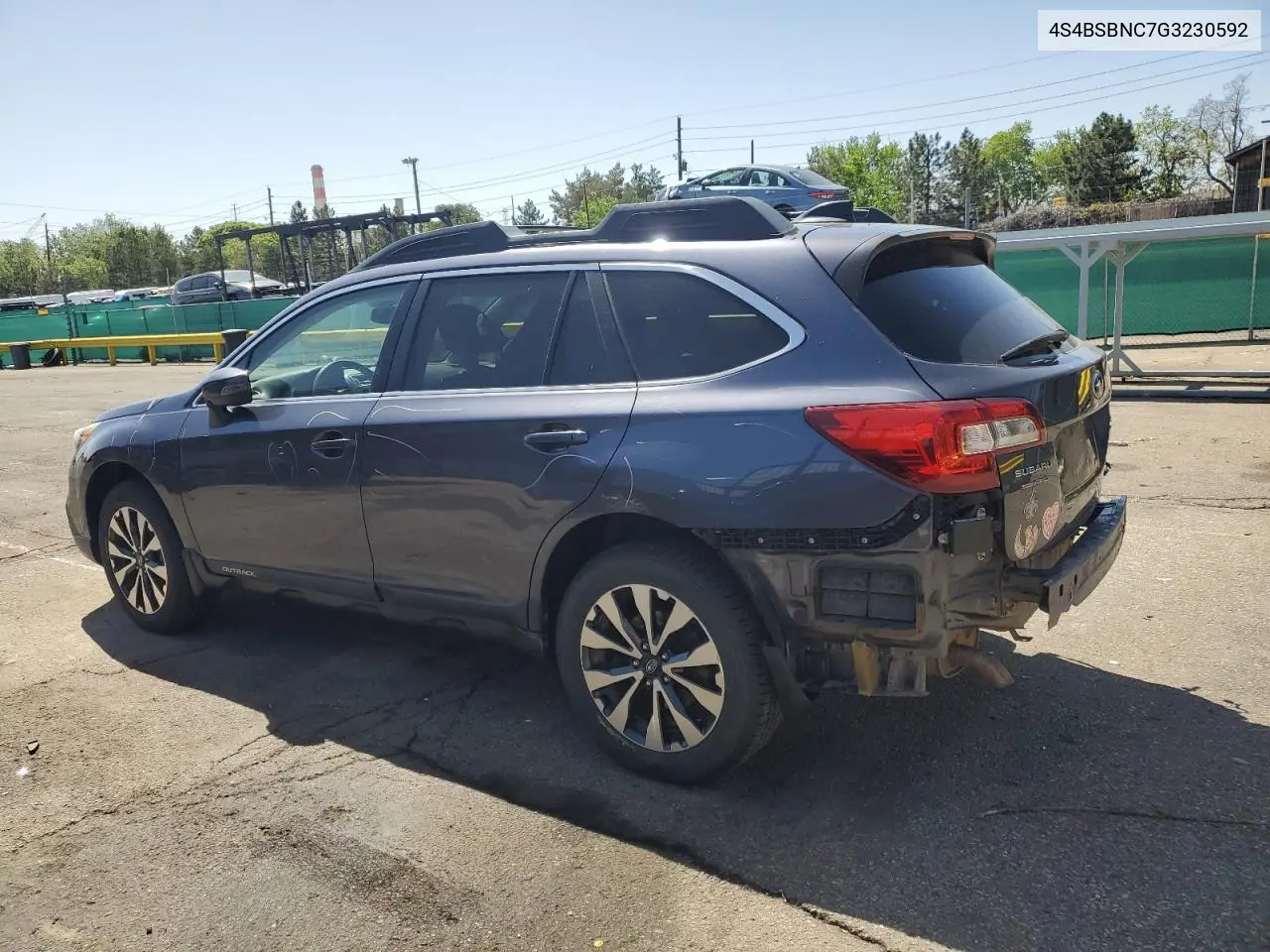 2016 Subaru Outback 2.5I Limited VIN: 4S4BSBNC7G3230592 Lot: 55337165