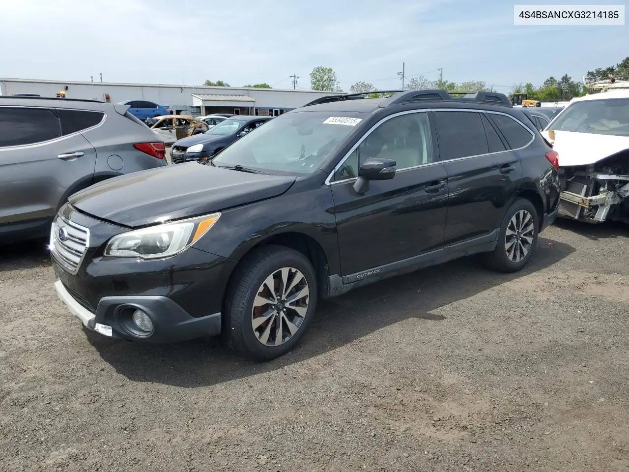 2016 Subaru Outback 2.5I Limited VIN: 4S4BSANCXG3214185 Lot: 55340315
