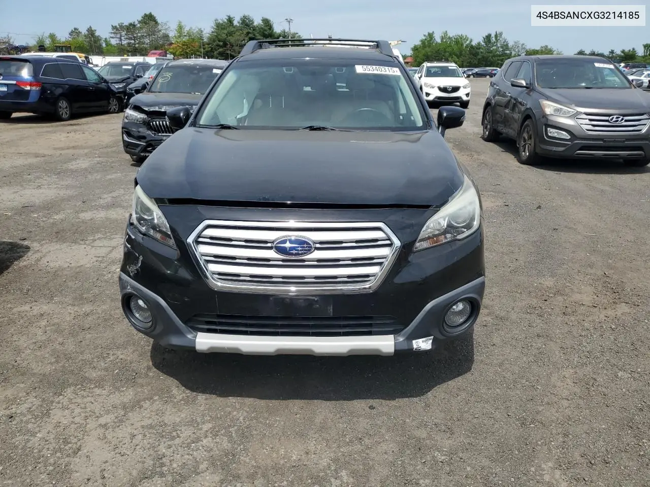2016 Subaru Outback 2.5I Limited VIN: 4S4BSANCXG3214185 Lot: 55340315