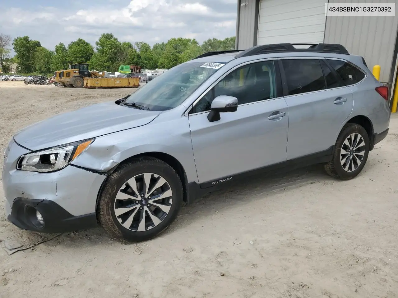 2016 Subaru Outback 2.5I Limited VIN: 4S4BSBNC1G3270392 Lot: 56848365