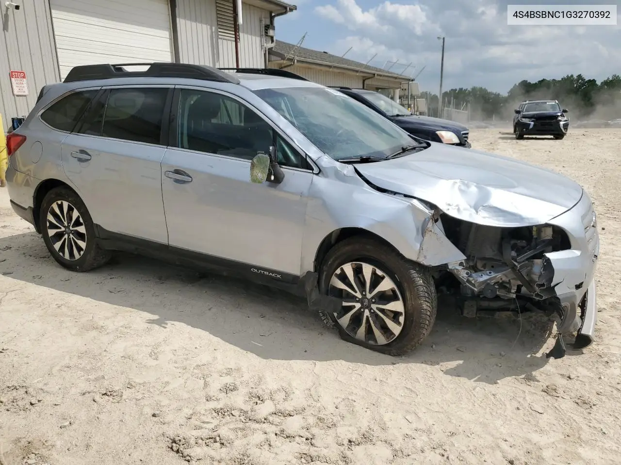 2016 Subaru Outback 2.5I Limited VIN: 4S4BSBNC1G3270392 Lot: 56848365