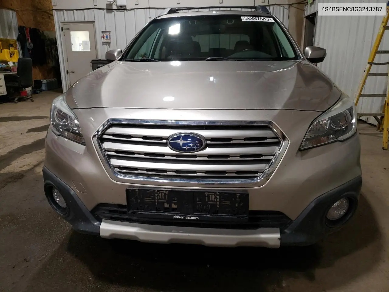 2016 Subaru Outback 3.6R Limited VIN: 4S4BSENC8G3243787 Lot: 56997685