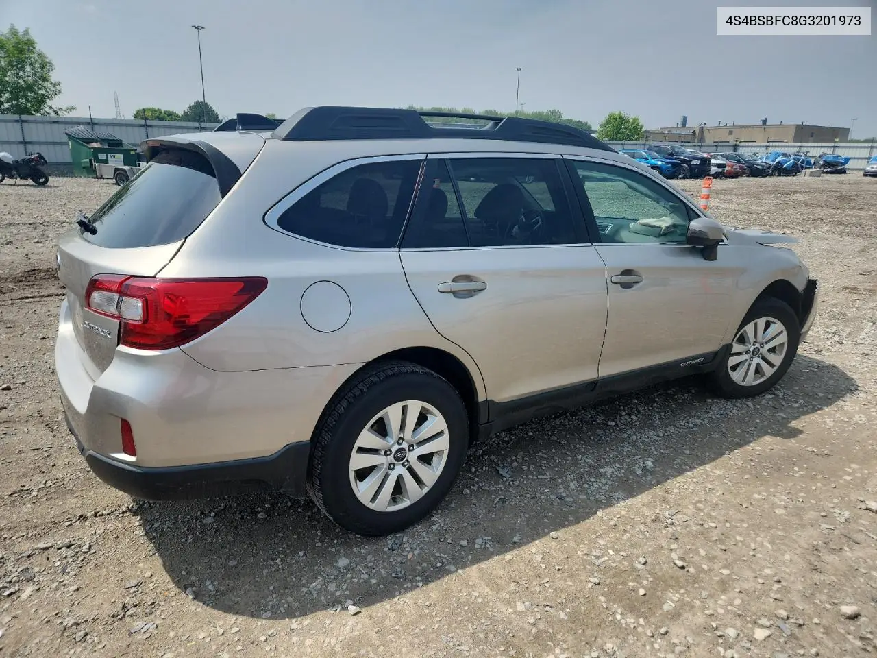2016 Subaru Outback 2.5I Premium VIN: 4S4BSBFC8G3201973 Lot: 59377595