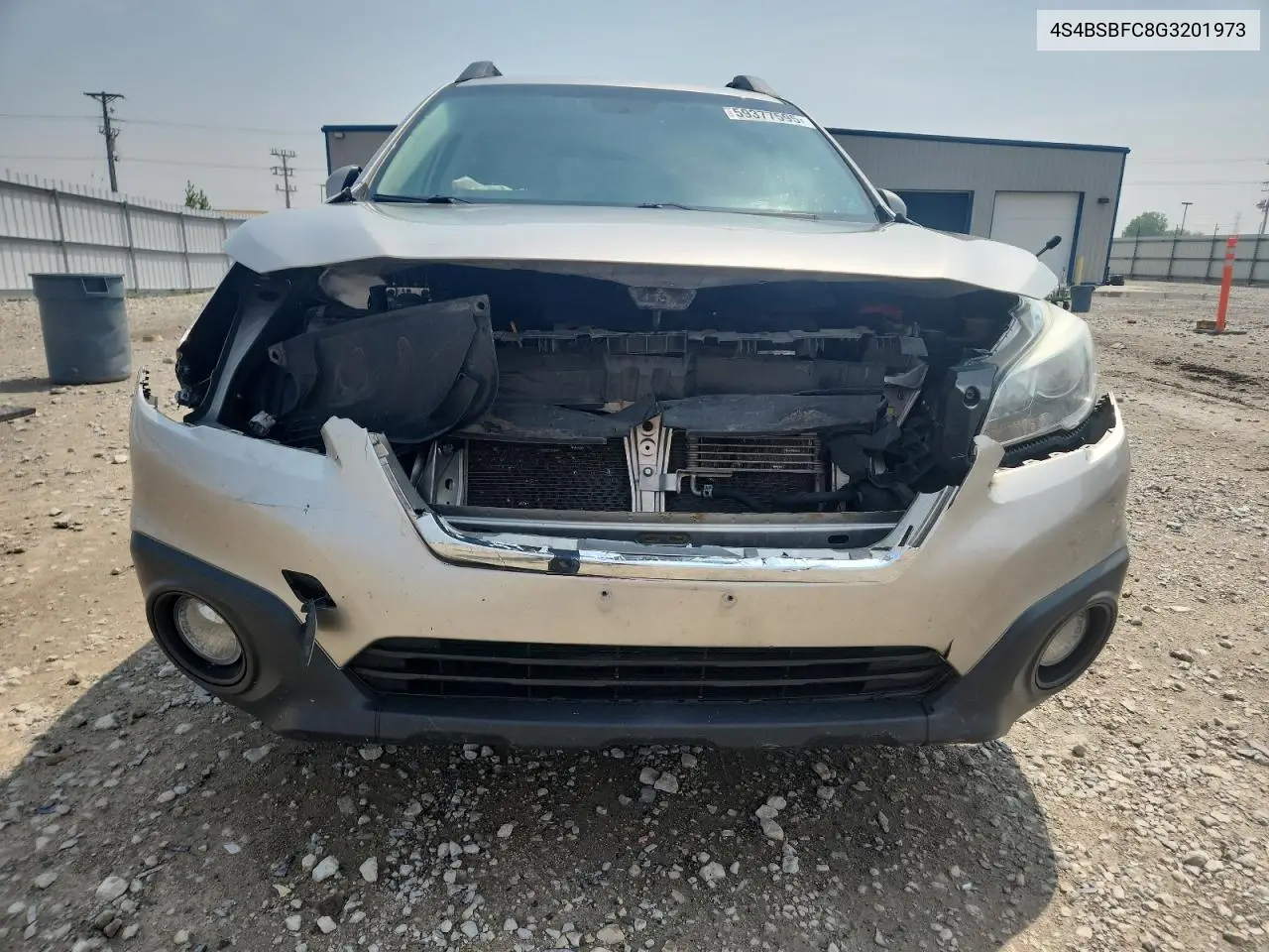 2016 Subaru Outback 2.5I Premium VIN: 4S4BSBFC8G3201973 Lot: 59377595