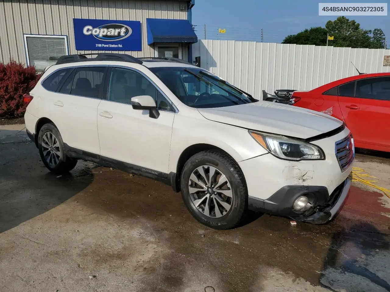 2016 Subaru Outback 2.5I Limited VIN: 4S4BSANC9G3272305 Lot: 59472955