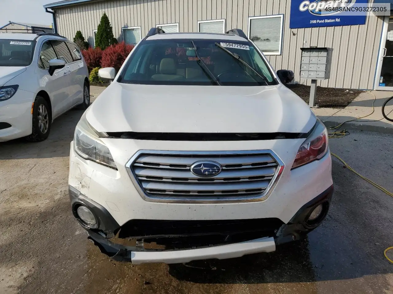 2016 Subaru Outback 2.5I Limited VIN: 4S4BSANC9G3272305 Lot: 59472955