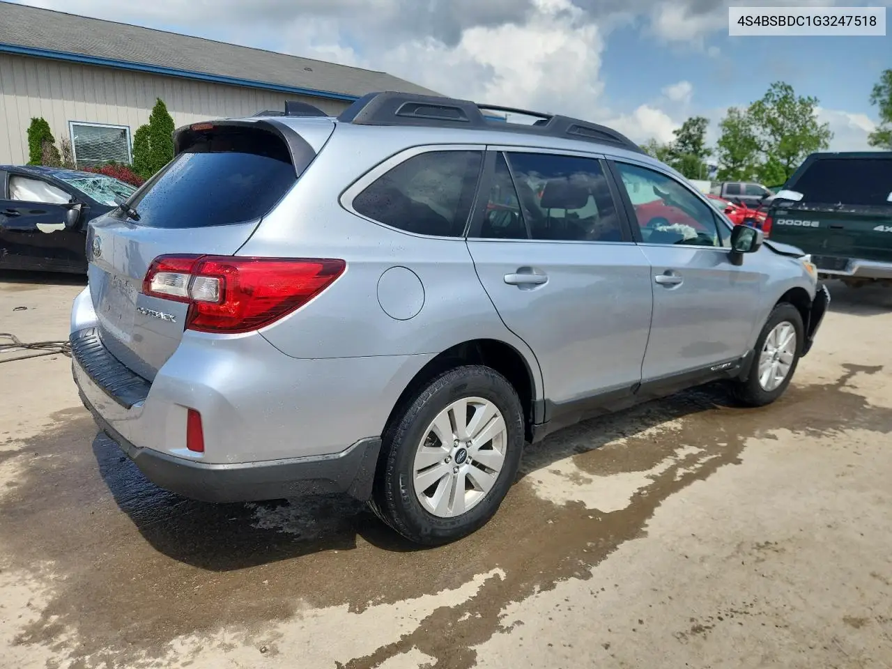 2016 Subaru Outback 2.5I Premium VIN: 4S4BSBDC1G3247518 Lot: 61483315