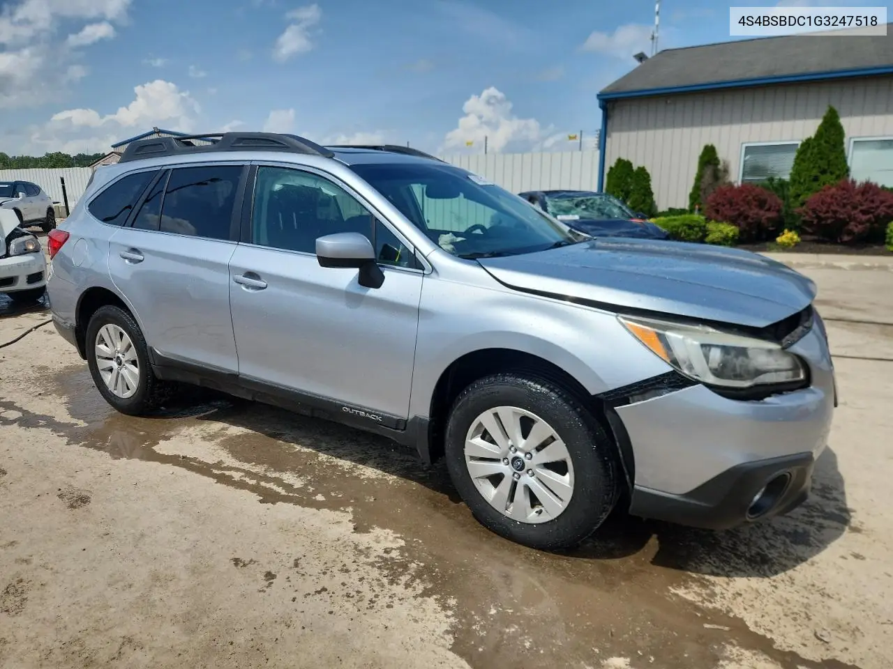 2016 Subaru Outback 2.5I Premium VIN: 4S4BSBDC1G3247518 Lot: 61483315