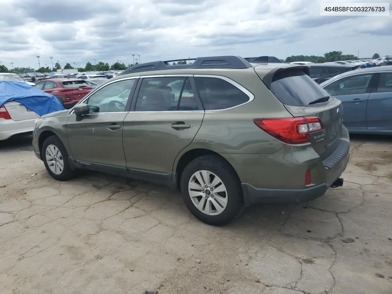 2016 Subaru Outback 2.5I Premium VIN: 4S4BSBFC0G3276733 Lot: 61583515