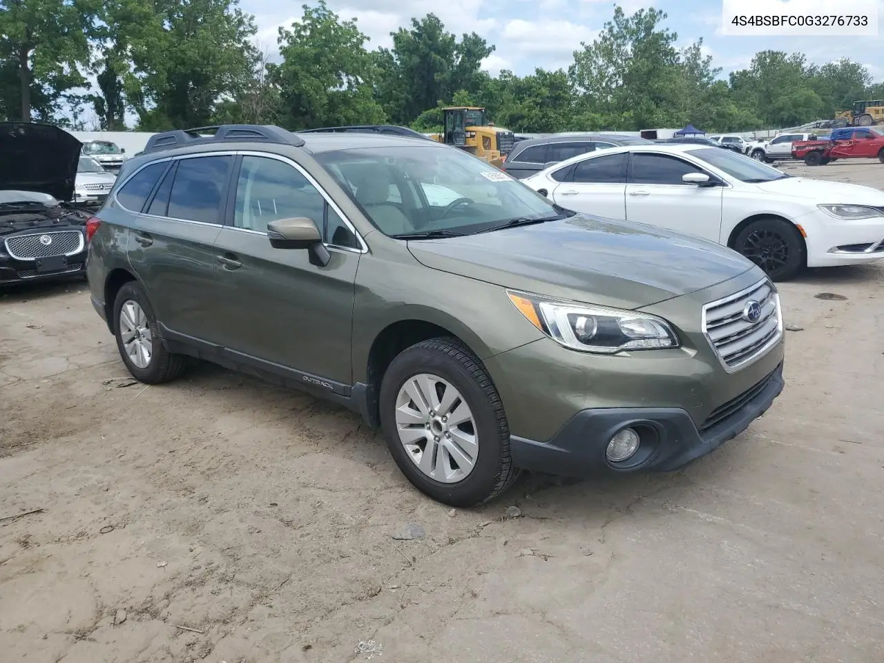 2016 Subaru Outback 2.5I Premium VIN: 4S4BSBFC0G3276733 Lot: 61583515