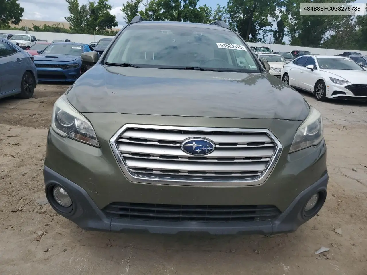 2016 Subaru Outback 2.5I Premium VIN: 4S4BSBFC0G3276733 Lot: 61583515