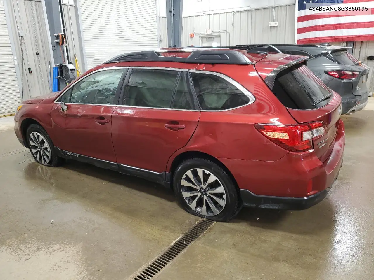 2016 Subaru Outback 2.5I Limited VIN: 4S4BSANC8G3360195 Lot: 61695135
