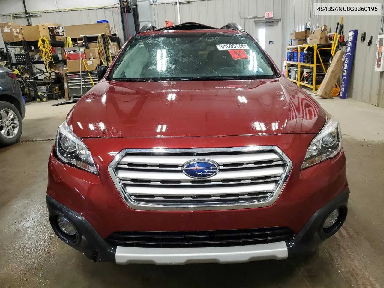 2016 Subaru Outback 2.5I Limited VIN: 4S4BSANC8G3360195 Lot: 61695135