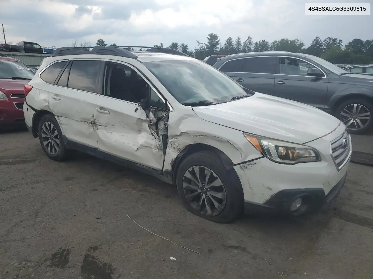 2016 Subaru Outback 2.5I Limited VIN: 4S4BSALC6G3309815 Lot: 62759005