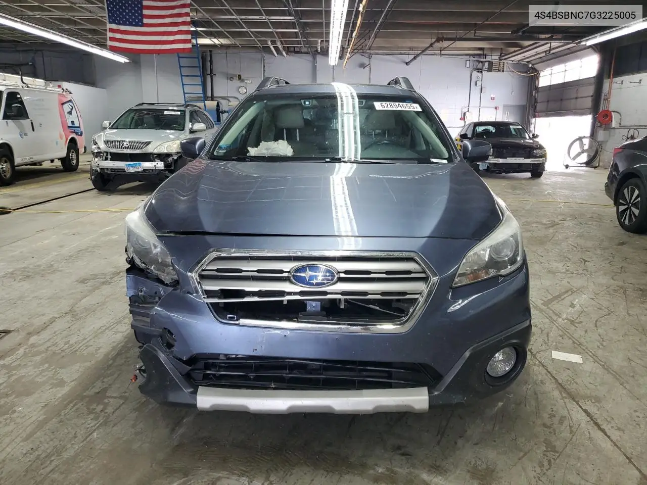2016 Subaru Outback 2.5I Limited VIN: 4S4BSBNC7G3225005 Lot: 62894655