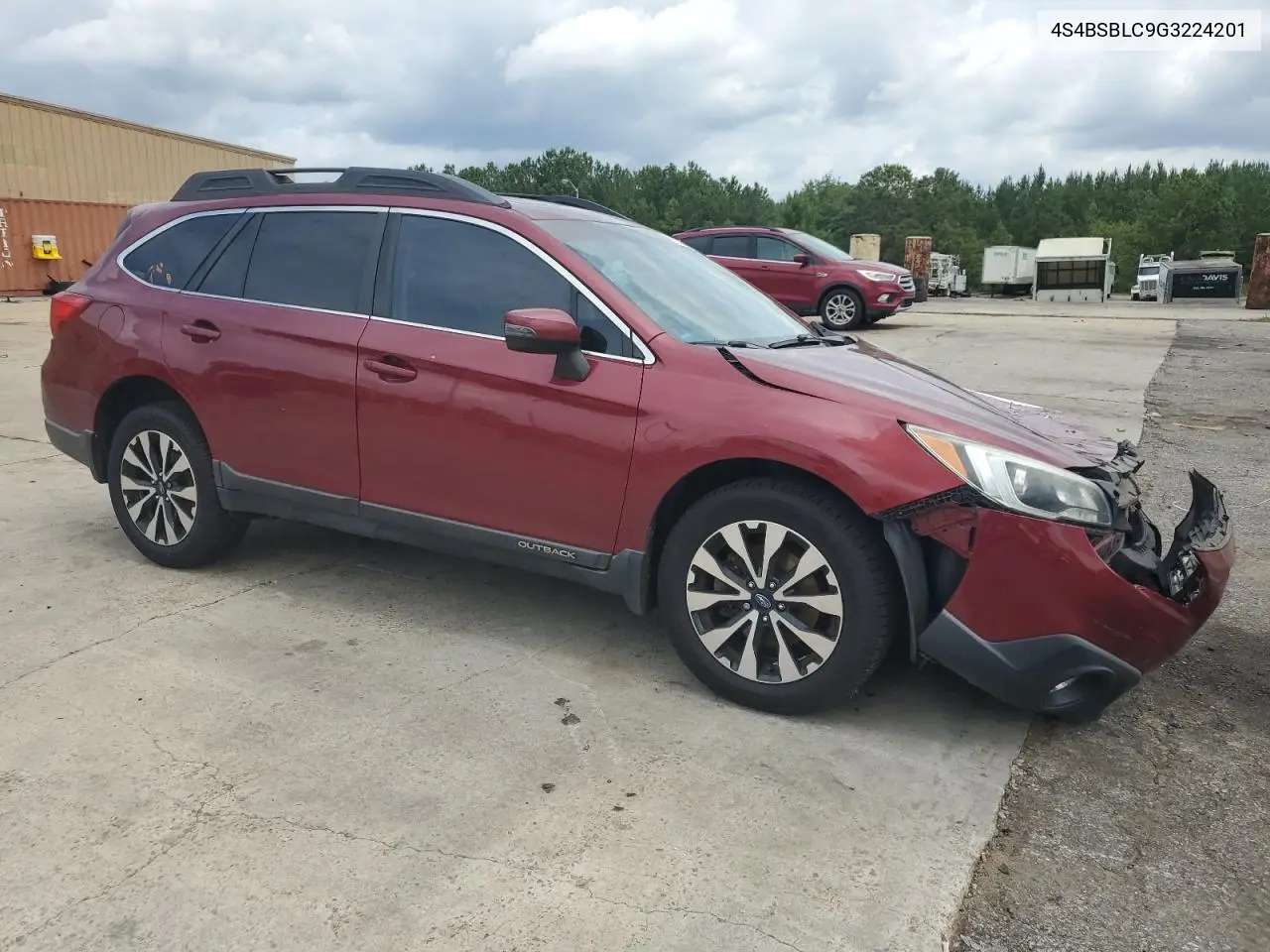 2016 Subaru Outback 2.5I Limited VIN: 4S4BSBLC9G3224201 Lot: 62949905