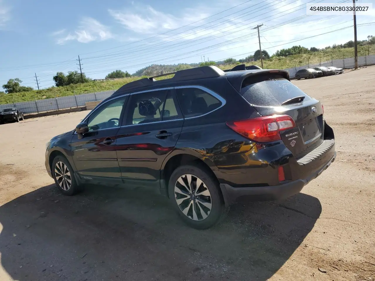 2016 Subaru Outback 2.5I Limited VIN: 4S4BSBNC8G3302027 Lot: 62975725