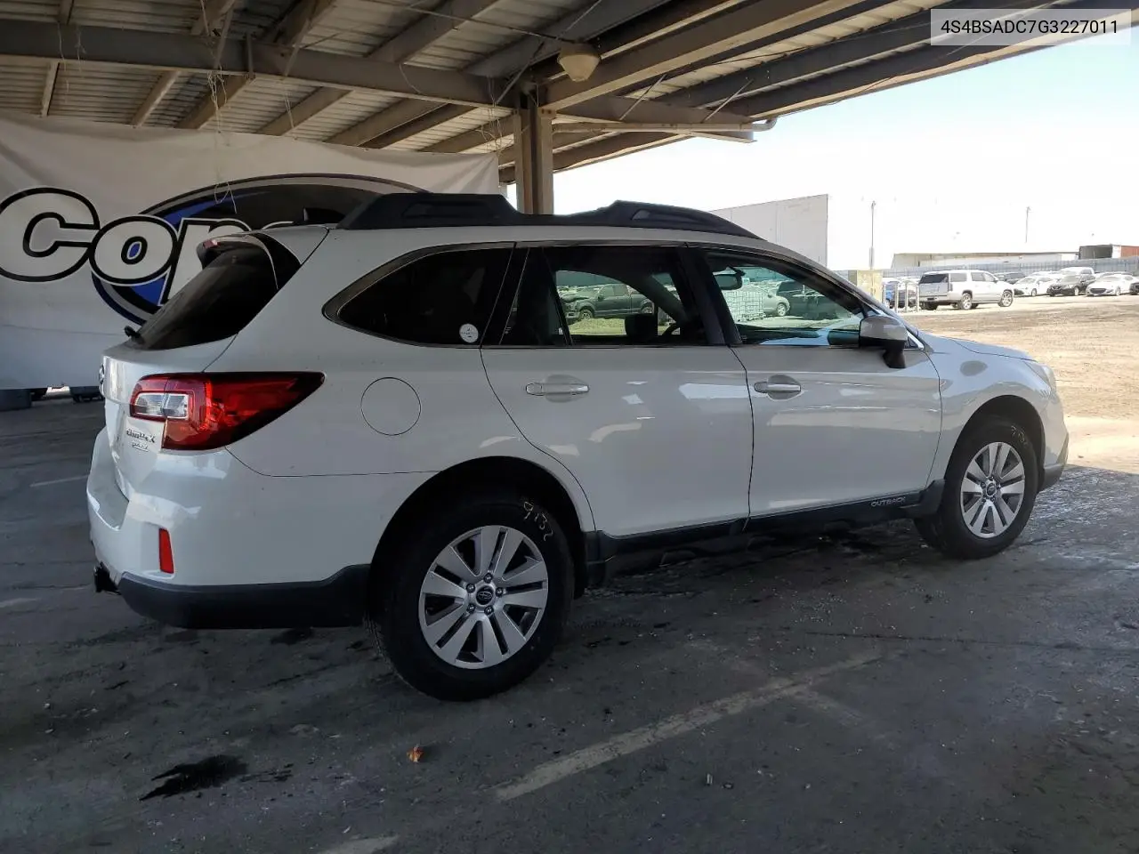 2016 Subaru Outback 2.5I Premium VIN: 4S4BSADC7G3227011 Lot: 63090385