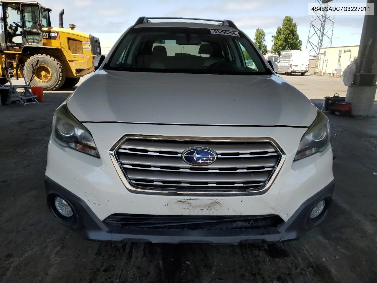 2016 Subaru Outback 2.5I Premium VIN: 4S4BSADC7G3227011 Lot: 63090385