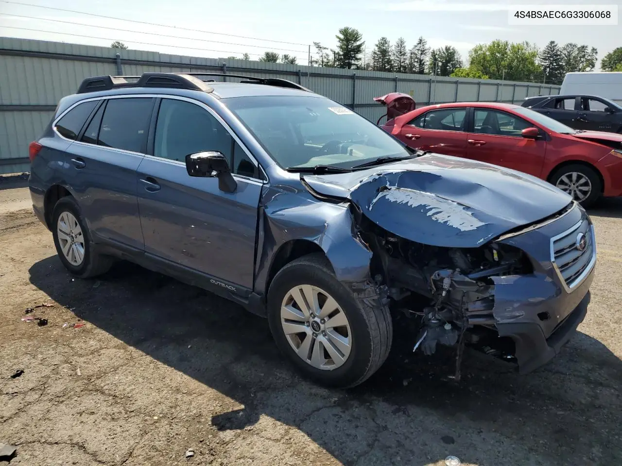 2016 Subaru Outback 2.5I Premium VIN: 4S4BSAEC6G3306068 Lot: 63280595
