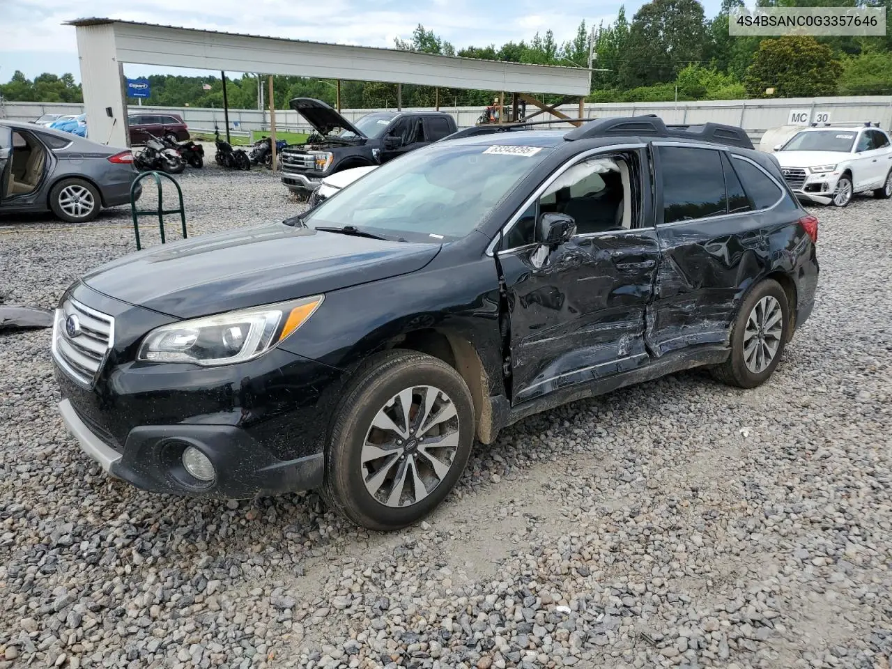 2016 Subaru Outback 2.5I Limited VIN: 4S4BSANC0G3357646 Lot: 63345295