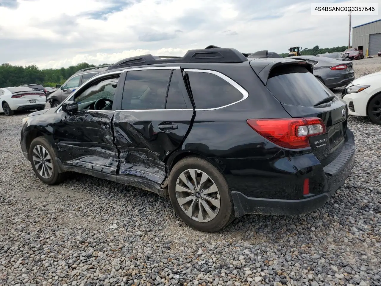 2016 Subaru Outback 2.5I Limited VIN: 4S4BSANC0G3357646 Lot: 63345295