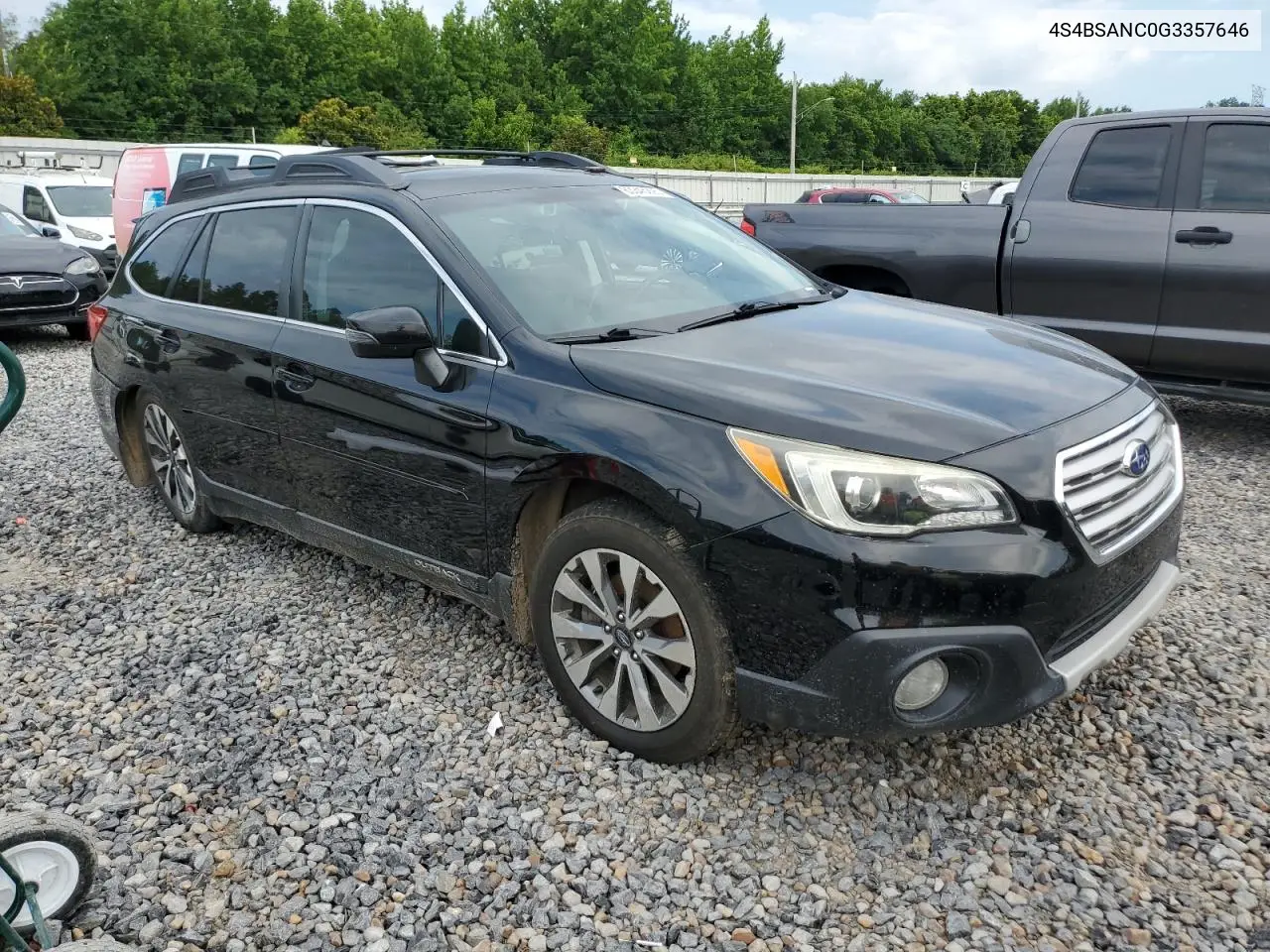 2016 Subaru Outback 2.5I Limited VIN: 4S4BSANC0G3357646 Lot: 63345295