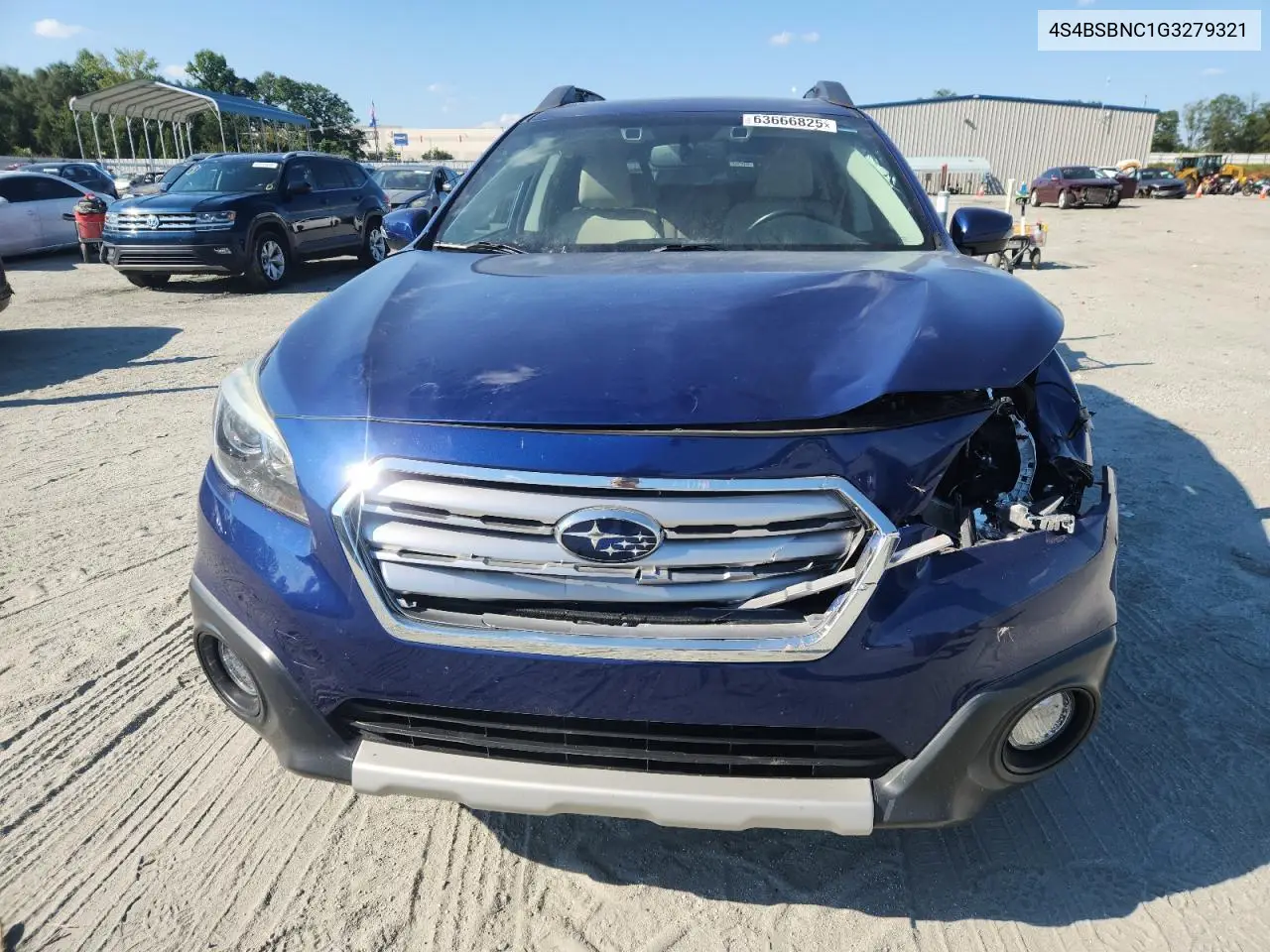 2016 Subaru Outback 2.5I Limited VIN: 4S4BSBNC1G3279321 Lot: 63666825
