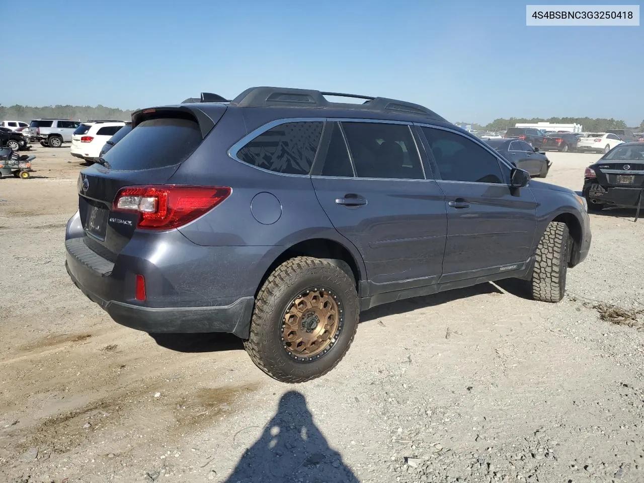 2016 Subaru Outback 2.5I Limited VIN: 4S4BSBNC3G3250418 Lot: 77597524