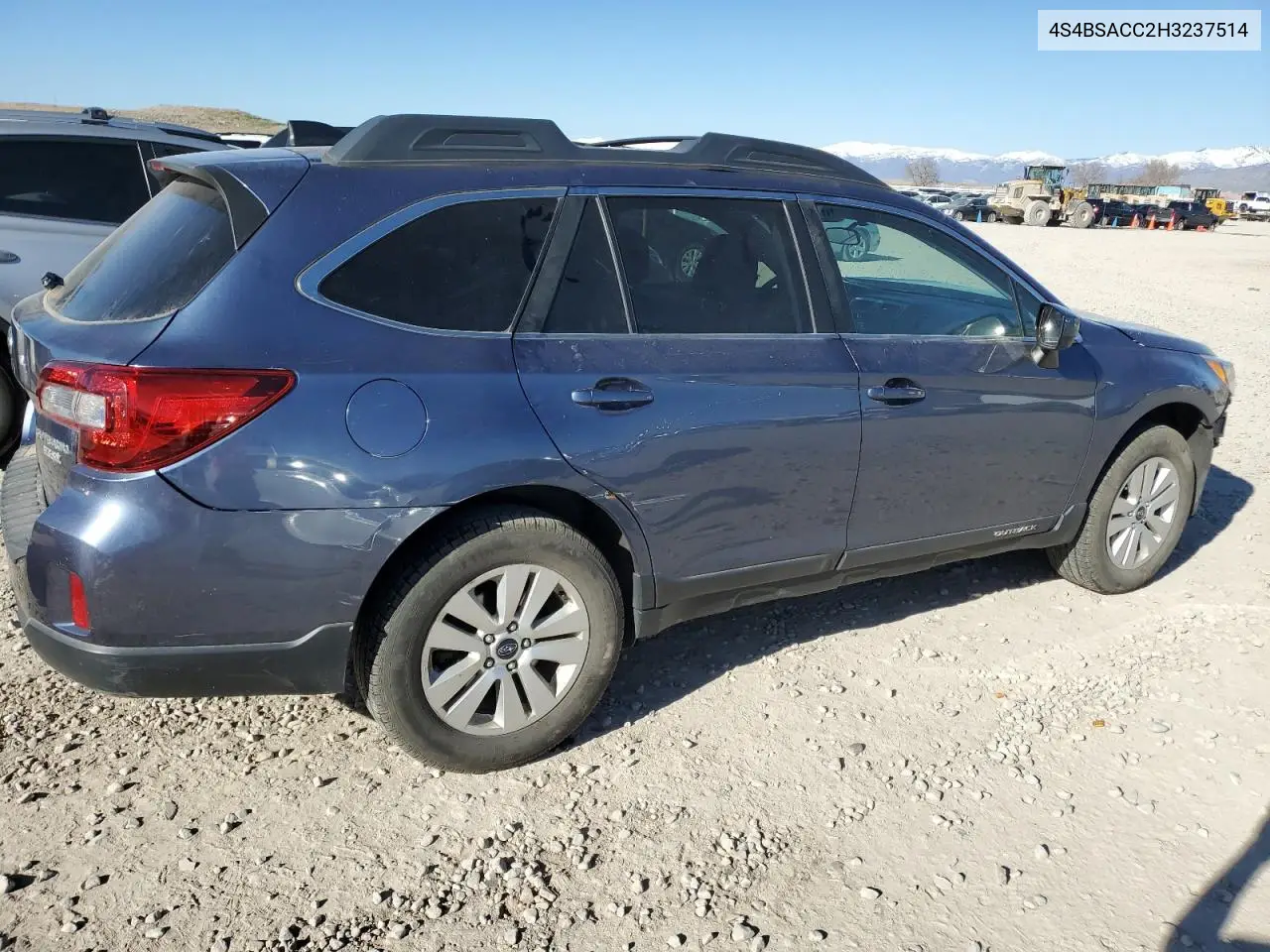 2017 Subaru Outback 2.5I Premium VIN: 4S4BSACC2H3237514 Lot: 50512225