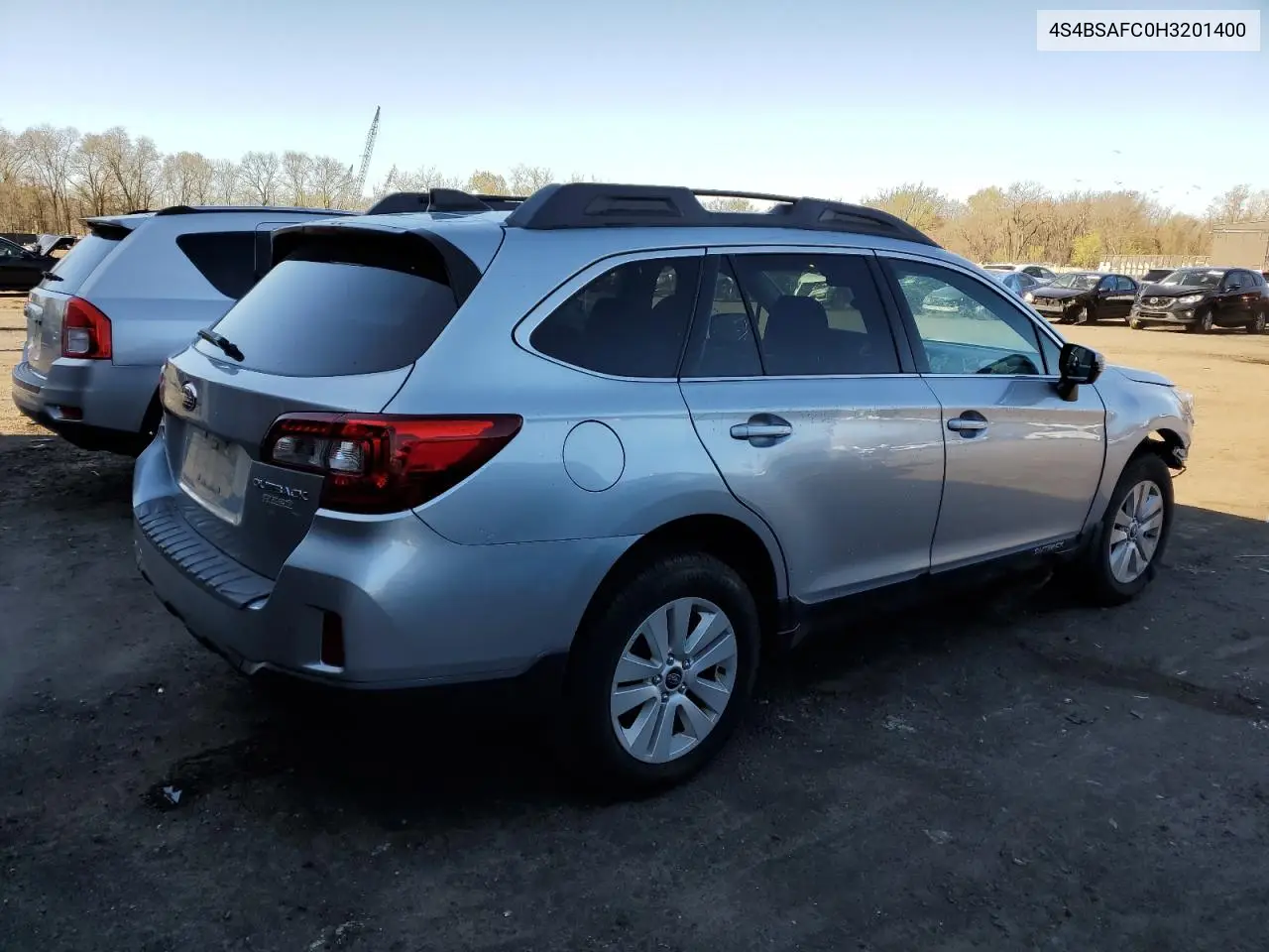 2017 Subaru Outback 2.5I Premium VIN: 4S4BSAFC0H3201400 Lot: 51944554